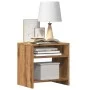 Mesitas noche 2 uds madera ingeniería marrón roble 40x30x40 cm by , Nightstands - Ref: Foro24-855765, Price: 47,83 €, Discoun...