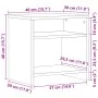 Mesitas noche 2 uds madera ingeniería marrón roble 40x30x40 cm by , Nightstands - Ref: Foro24-855765, Price: 47,83 €, Discoun...