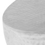 Mesa de centro aluminio martillado plateado 100x50x28 cm en Mesas de centro | Comprar online en Foru.es