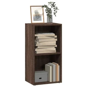 Estantería de madera de ingeniería marrón roble 40x30x77 cm de , Librerías y estanterías - Ref: Foro24-857864, Precio: 33,99 ...