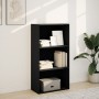 Estantería de madera de ingeniería negra 60x30x114 cm de , Librerías y estanterías - Ref: Foro24-857900, Precio: 48,88 €, Des...