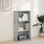 Estantería de madera de ingeniería gris hormigón 60x30x114 cm de , Librerías y estanterías - Ref: Foro24-857902, Precio: 49,2...