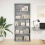 Estantería madera ingeniería gris Sonoma 80x30x189cm de , Librerías y estanterías - Ref: Foro24-3314674, Precio: 84,36 €, Des...