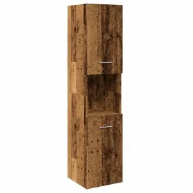 Armario pared baño madera ingeniería envejecida 30x30x130 cm de , Tocadores de baño - Ref: Foro24-856221, Precio: 71,14 €, De...