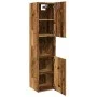 Armario pared baño madera ingeniería envejecida 30x30x130 cm de , Tocadores de baño - Ref: Foro24-856221, Precio: 71,14 €, De...