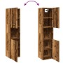 Armario pared baño madera ingeniería envejecida 30x30x130 cm de , Tocadores de baño - Ref: Foro24-856221, Precio: 73,41 €, De...