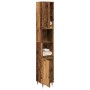 Armario de baño madera de ingeniería envejecida 30x30x190 cm de , Muebles de baño - Ref: Foro24-857196, Precio: 85,51 €, Desc...