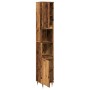 Armario de baño madera de ingeniería envejecida 30x30x190 cm de , Muebles de baño - Ref: Foro24-857196, Precio: 85,51 €, Desc...