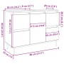 Mueble de baño madera de ingeniería gris hormigón 80x33x60 cm de , Muebles de baño - Ref: Foro24-857231, Precio: 94,05 €, Des...