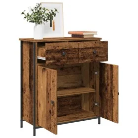 Aparador de madera de ingeniería madera envejecida 70x30x80 cm de , Aparadores - Ref: Foro24-857470, Precio: 86,96 €, Descuen...