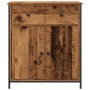 Aparador de madera de ingeniería madera envejecida 70x30x80 cm de , Aparadores - Ref: Foro24-857470, Precio: 88,33 €, Descuen...