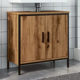 Armario lavabo baño madera ingeniería roble artisan 60x30x60 cm by , bathroom vanities - Ref: Foro24-857699, Price: 65,12 €, ...