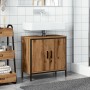 Armario lavabo baño madera ingeniería roble artisan 60x30x60 cm de , Tocadores de baño - Ref: Foro24-857699, Precio: 66,11 €,...
