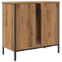 Armario lavabo baño madera ingeniería roble artisan 60x30x60 cm de , Tocadores de baño - Ref: Foro24-857699, Precio: 66,11 €,...