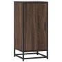 Aparador madera ingeniería y metal marrón roble 35,5x35x76 cm de , Aparadores - Ref: Foro24-848943, Precio: 55,73 €, Descuent...
