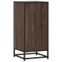 Aparador madera ingeniería y metal marrón roble 35,5x35x76 cm de , Aparadores - Ref: Foro24-848943, Precio: 55,73 €, Descuent...