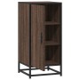 Aparador madera ingeniería y metal marrón roble 35,5x35x76 cm de , Aparadores - Ref: Foro24-848943, Precio: 55,73 €, Descuent...