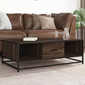 Mesa de centro madera ingeniería metal marrón 100x57x35 cm von , Couchtisch - Ref: Foro24-848763, Preis: 74,05 €, Rabatt: %
