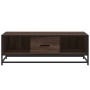 Mesa de centro madera ingeniería metal marrón 100x57x35 cm de , Mesas de centro - Ref: Foro24-848763, Precio: 74,96 €, Descue...