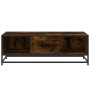 Mesa de centro madera ingeniería metal roble humo 100x57x35 cm de , Mesas de centro - Ref: Foro24-848761, Precio: 72,75 €, De...