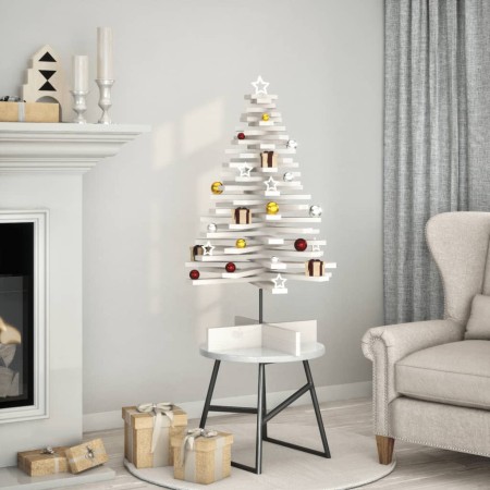 Árbol de Navidad de adorno madera maciza pino blanco 100 cm de , Arboles de navidad - Ref: Foro24-858205, Precio: 57,26 €, De...