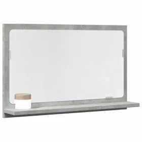 Espejo mueble baño madera ingeniería gris hormigón 60x11x37 cm de , Tocadores de baño - Ref: Foro24-856192, Precio: 32,39 €, ...