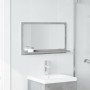 Espejo mueble baño madera ingeniería gris hormigón 60x11x37 cm de , Tocadores de baño - Ref: Foro24-856192, Precio: 32,67 €, ...