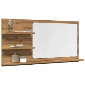 Espejo mueble baño madera ingeniería roble artisan 90x11x45 cm by , bathroom vanities - Ref: Foro24-856263, Price: 42,17 €, D...