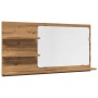 Espejo mueble baño madera ingeniería roble artisan 90x11x45 cm de , Tocadores de baño - Ref: Foro24-856263, Precio: 40,52 €, ...