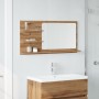 Espejo mueble baño madera ingeniería roble artisan 90x11x45 cm de , Tocadores de baño - Ref: Foro24-856263, Precio: 40,52 €, ...