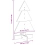 Árbol de Navidad de adorno madera maciza pino blanco 60 cm de , Arboles de navidad - Ref: Foro24-858181, Precio: 16,19 €, Des...