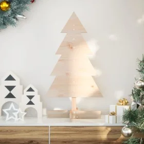 Árbol de Navidad de madera de adorno madera maciza pino 80 cm de , Arboles de navidad - Ref: Foro24-858183, Precio: 16,12 €, ...
