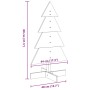 Árbol de Navidad de madera de adorno madera maciza pino 80 cm de , Arboles de navidad - Ref: Foro24-858183, Precio: 16,27 €, ...