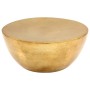 Mesa de centro de aluminio martillado latón 70x30 cm en Mesas de centro | Comprar online en Foru.es