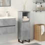 Armario de baño madera contrachapada gris hormigón 30x30x100 cm de , Muebles de baño - Ref: Foro24-857210, Precio: 48,59 €, D...