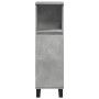 Armario de baño madera contrachapada gris hormigón 30x30x100 cm de , Muebles de baño - Ref: Foro24-857210, Precio: 48,59 €, D...