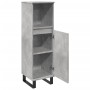 Armario de baño madera contrachapada gris hormigón 30x30x100 cm de , Muebles de baño - Ref: Foro24-857210, Precio: 48,59 €, D...