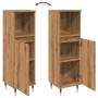 Armario de baño madera de ingeniería roble artisan 30x30x100 cm de , Muebles de baño - Ref: Foro24-857206, Precio: 58,85 €, D...