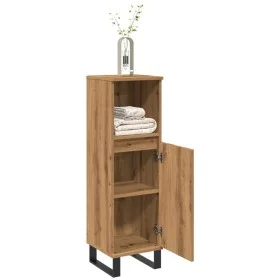 Armario de baño madera de ingeniería roble artisan 30x30x100 cm de , Tocadores de baño - Ref: Foro24-857212, Precio: 71,97 €,...