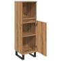 Armario de baño madera de ingeniería roble artisan 30x30x100 cm de , Tocadores de baño - Ref: Foro24-857212, Precio: 75,54 €,...