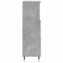 Armario de baño madera contrachapada gris hormigón 30x30x100 cm de , Muebles de baño - Ref: Foro24-857204, Precio: 43,44 €, D...