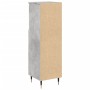 Armario de baño madera contrachapada gris hormigón 30x30x100 cm de , Muebles de baño - Ref: Foro24-857204, Precio: 43,44 €, D...