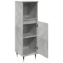 Armario de baño madera contrachapada gris hormigón 30x30x100 cm de , Muebles de baño - Ref: Foro24-857204, Precio: 43,44 €, D...