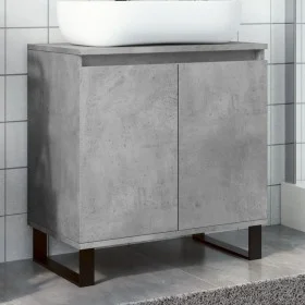 Armario de baño madera de ingeniería gris hormigón 58x33x60 cm de , Muebles de baño - Ref: Foro24-857219, Precio: 52,51 €, De...