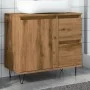 Mueble de lavabo madera de ingeniería roble artisan 65x33x60 cm de , Muebles de baño - Ref: Foro24-857227, Precio: 82,91 €, D...