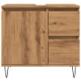 Mueble de lavabo madera de ingeniería roble artisan 65x33x60 cm de , Muebles de baño - Ref: Foro24-857227, Precio: 83,96 €, D...
