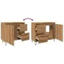 Mueble de lavabo madera de ingeniería roble artisan 65x33x60 cm de , Muebles de baño - Ref: Foro24-857227, Precio: 82,91 €, D...