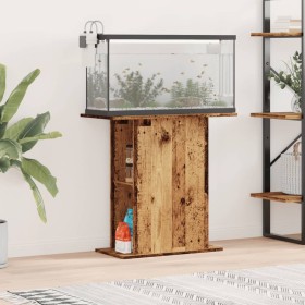 Soporte para acuario madera ingeniería envejecida 36x75x72,5 cm de , Soportes para acuarios - Ref: Foro24-857290, Precio: 69,...