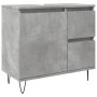 Mueble de lavabo madera ingeniería gris hormigón 65x33x60 cm de , Muebles de baño - Ref: Foro24-857225, Precio: 69,93 €, Desc...