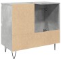 Mueble de lavabo madera ingeniería gris hormigón 65x33x60 cm de , Muebles de baño - Ref: Foro24-857225, Precio: 69,93 €, Desc...